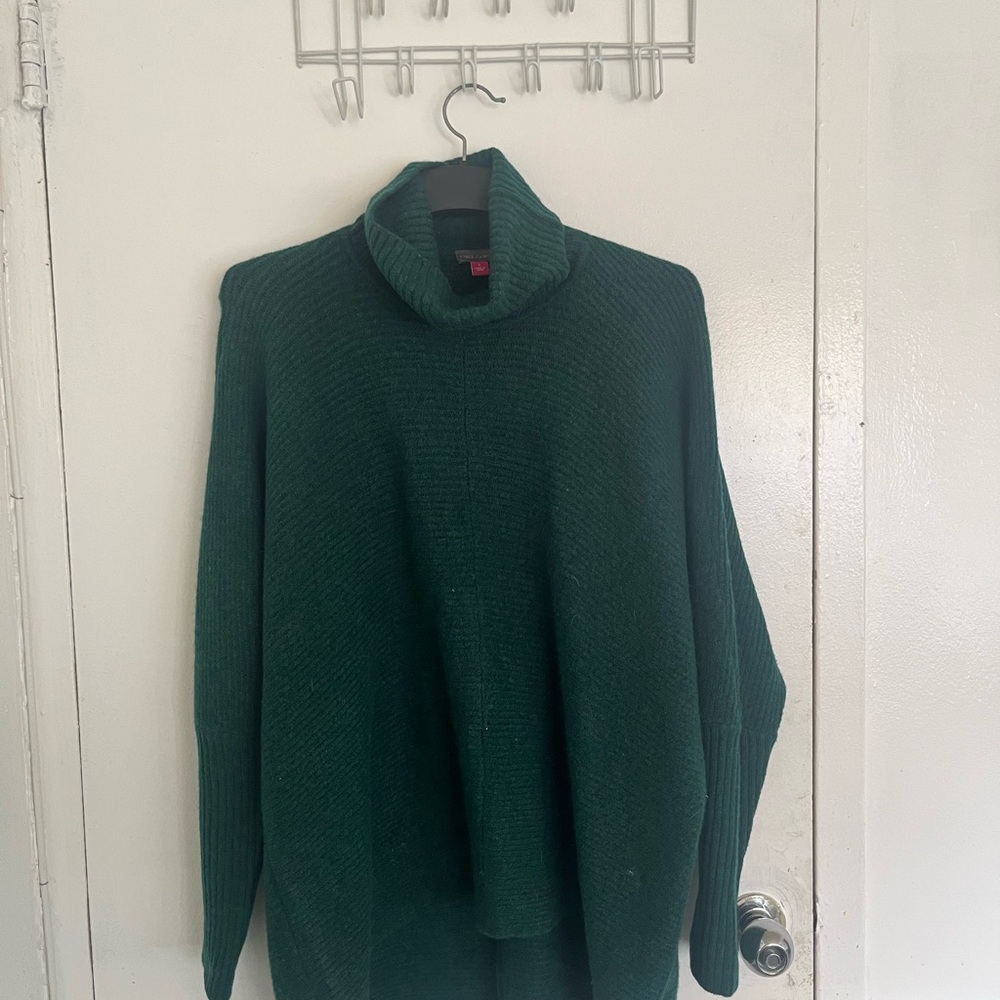 Vince Camuto Dark Green Turtleneck Sweater - Picture 2 of 6